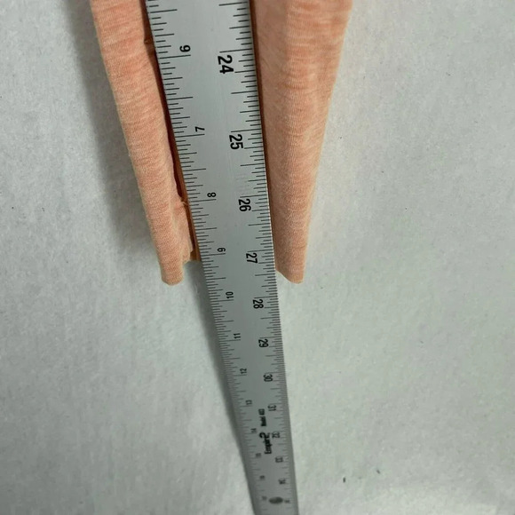 Gap Activewear Long Sleeve Shirt Women's XS Orange Peach Thumbhole Stretch Light - Picture 5 of 11